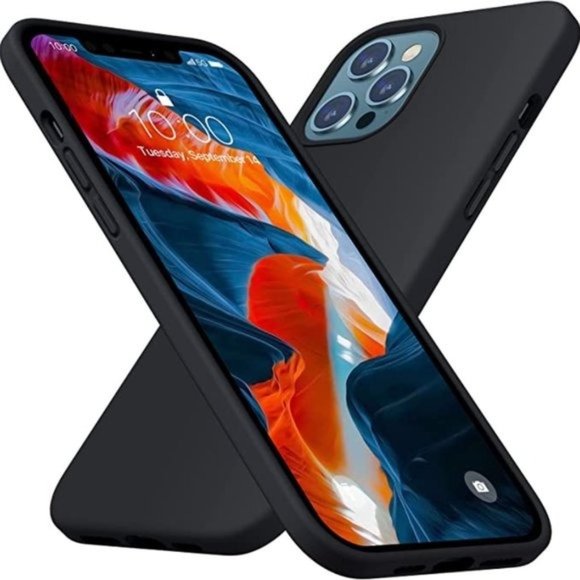 Silicone Shockproof Case Compatible with iPhone 12 Pro Max, Diaclara Liquid Sili - Picture 1 of 10